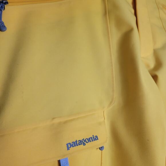 Patagonia H2No Snowshot Recco Ski Snowboard Pants Men’s Large Yellow EUC - Picture 9 of 16